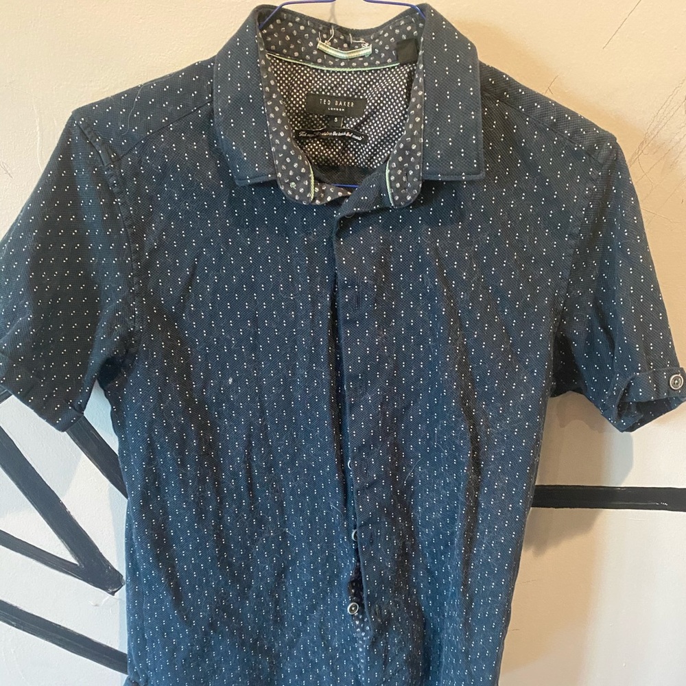 Ted Baker London Men’s Short Sleeve Button Up